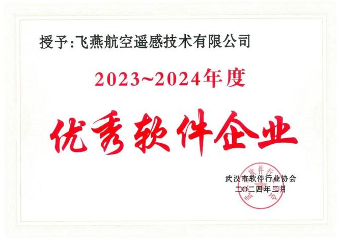 2023年度武漢市軟件行業(yè)“優(yōu)秀企業(yè)”、“優(yōu)秀工作者”稱(chēng)號(hào)花落飛燕遙感